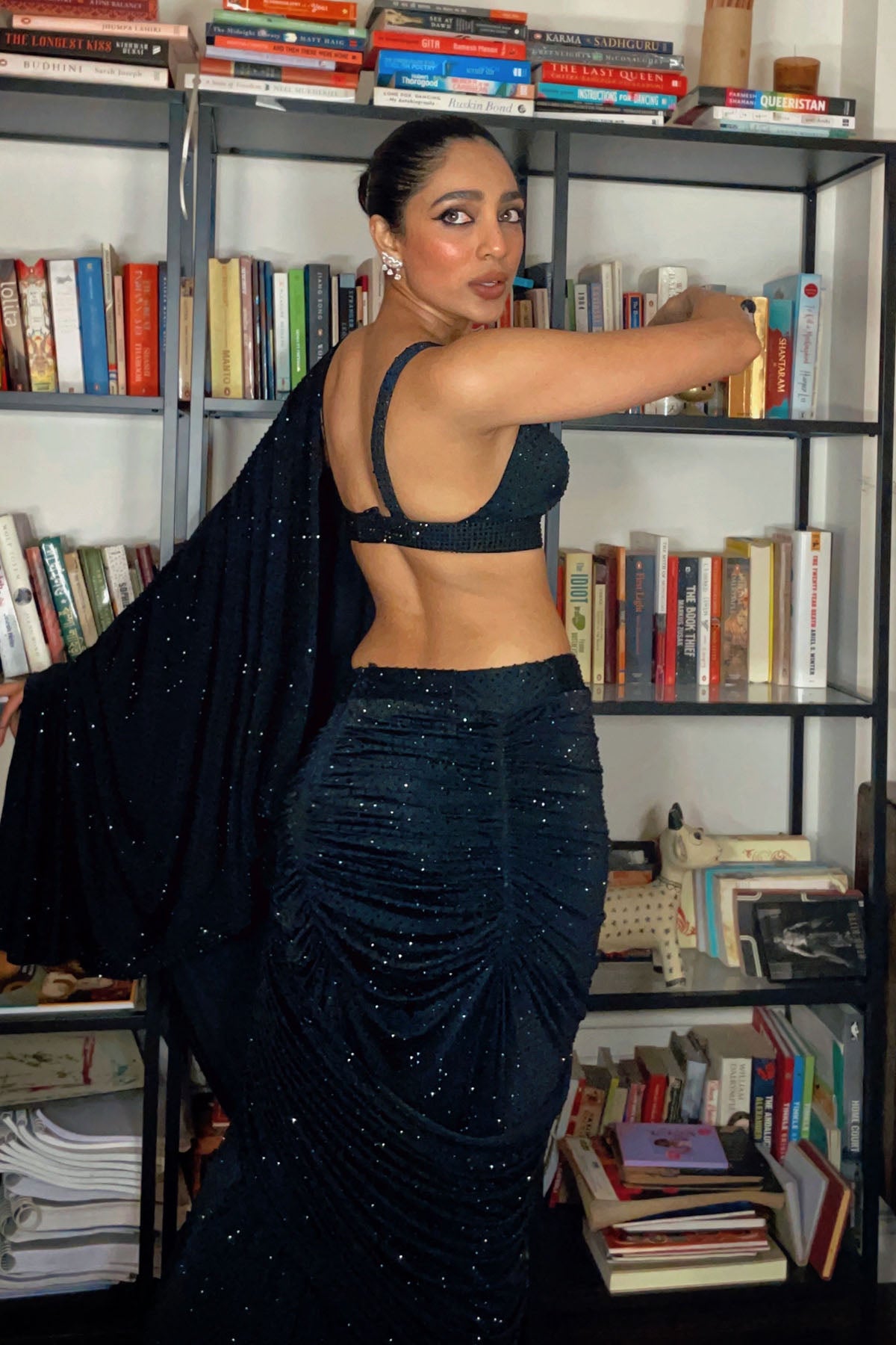 Sobhita Dhulipala in Valora Gown Set - B