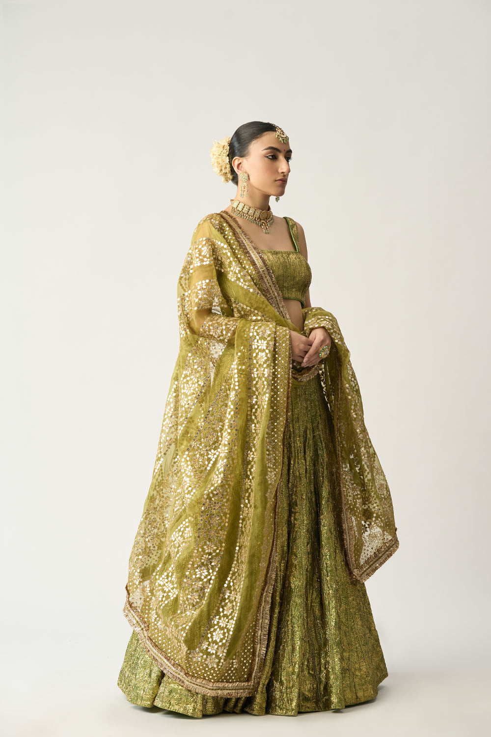 Reshmi Angoori Lehenga Set