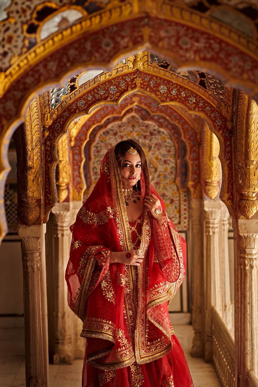 Sonakshi Sinha in Kaifiyat Sharara Set