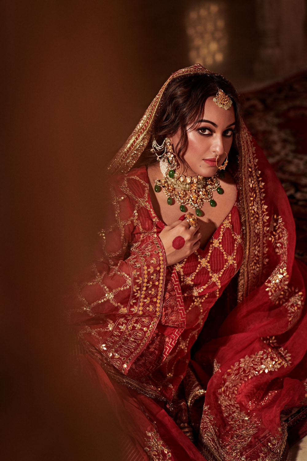 Sonakshi Sinha in Kaifiyat Sharara Set