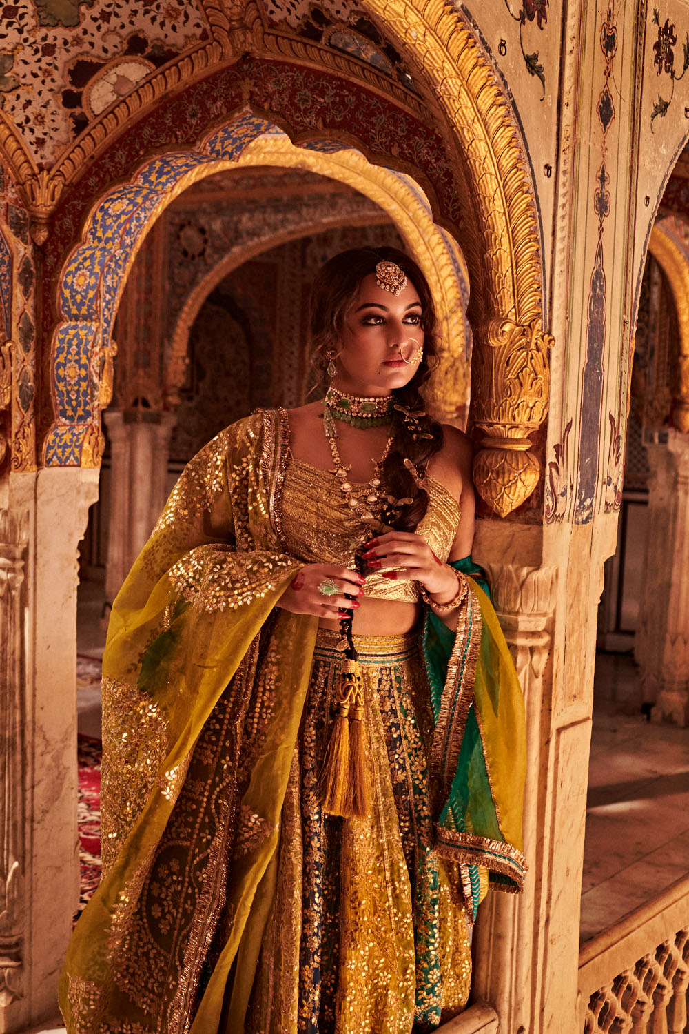 Sonakshi Sinha in Qurbat Lehenga Set