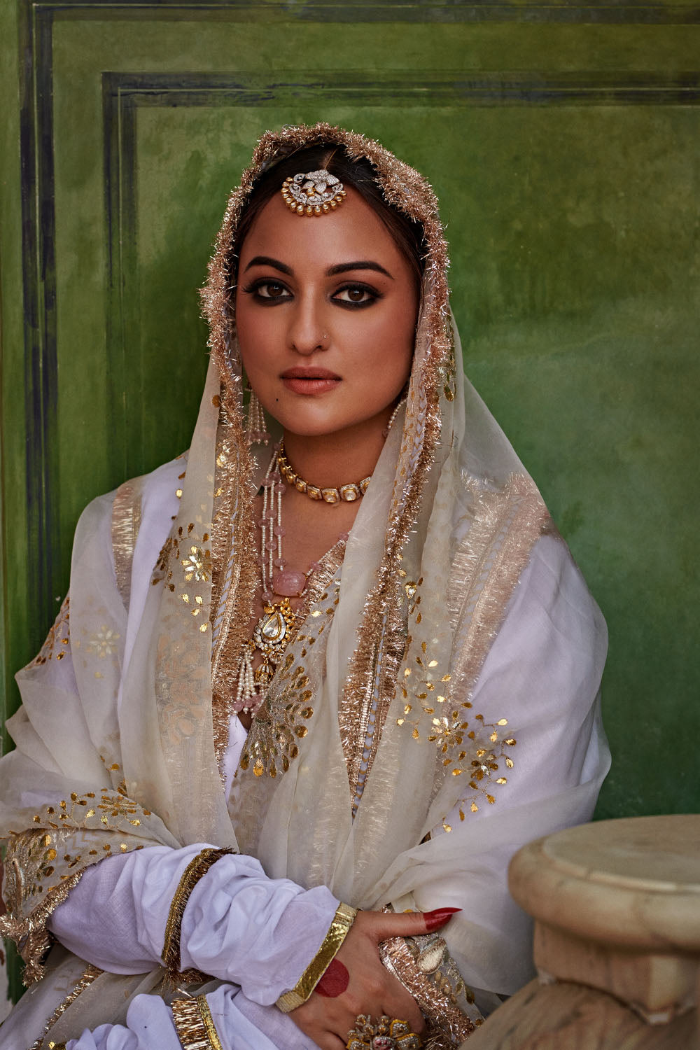 Sonakshi Sinha in Mehram Angrakha Set