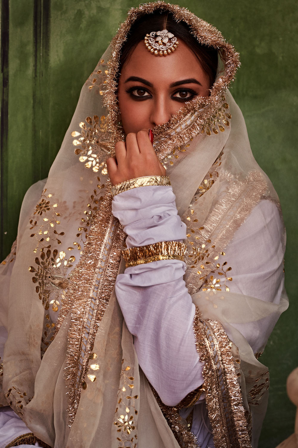 Sonakshi Sinha in Mehram Angrakha Set