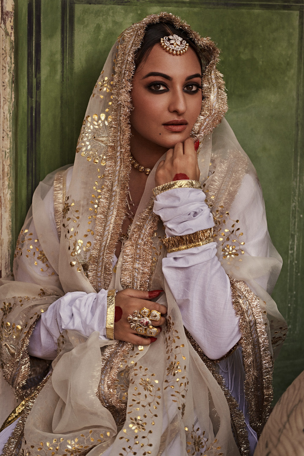 Sonakshi Sinha in Mehram Angrakha Set