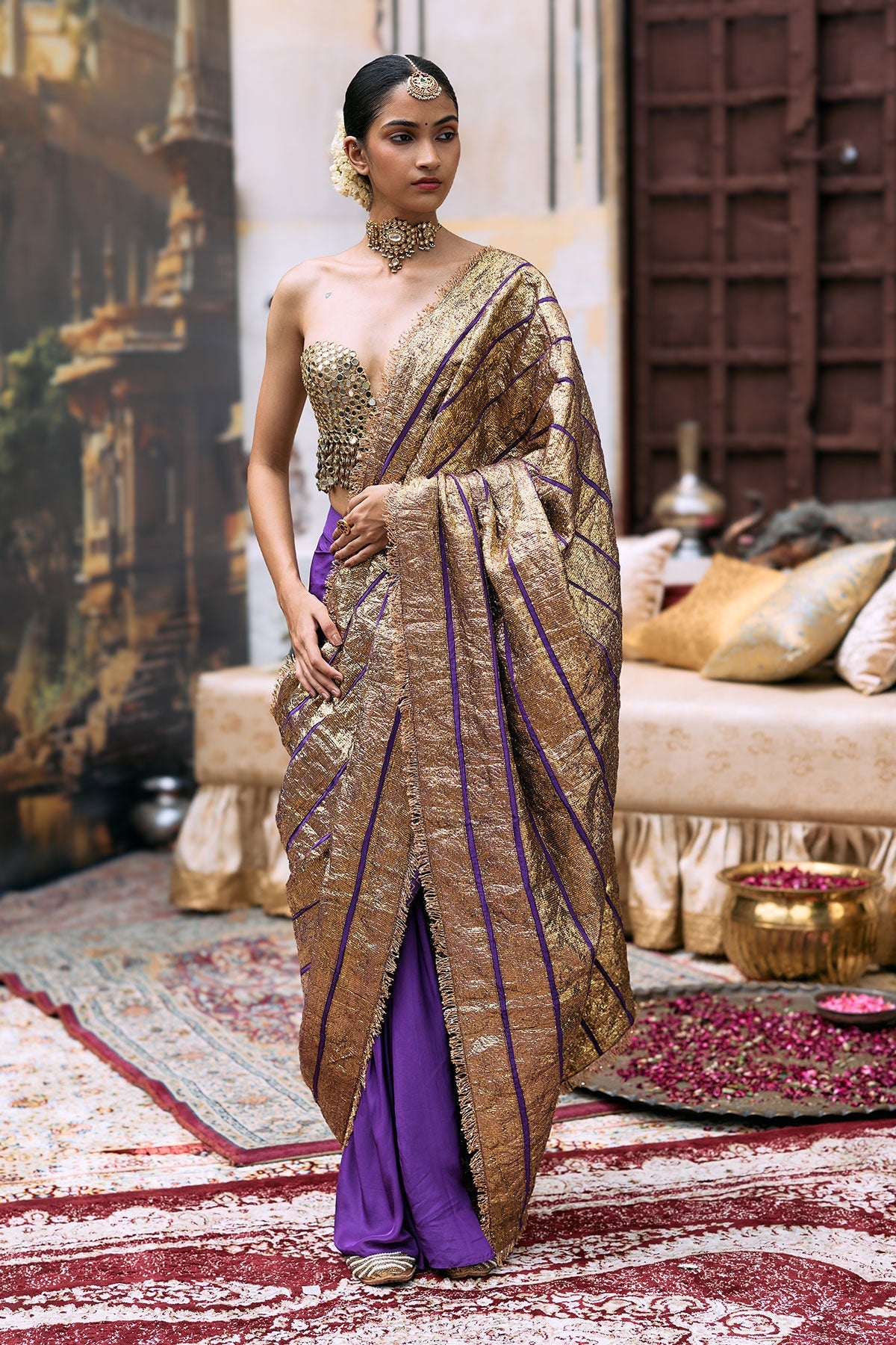 Svarnaalata Saree Set