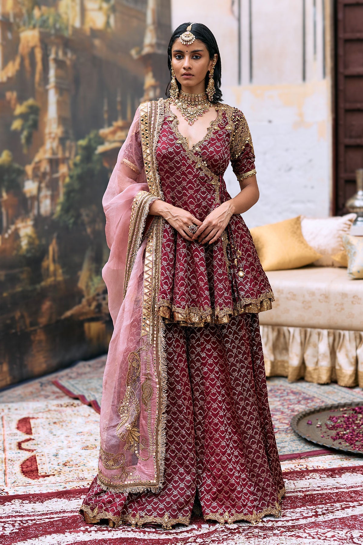 Vedi Peplum Sharara Set 6