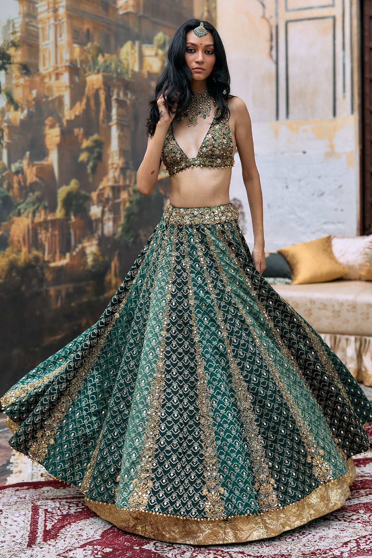 Vaidurya Lehenga Set