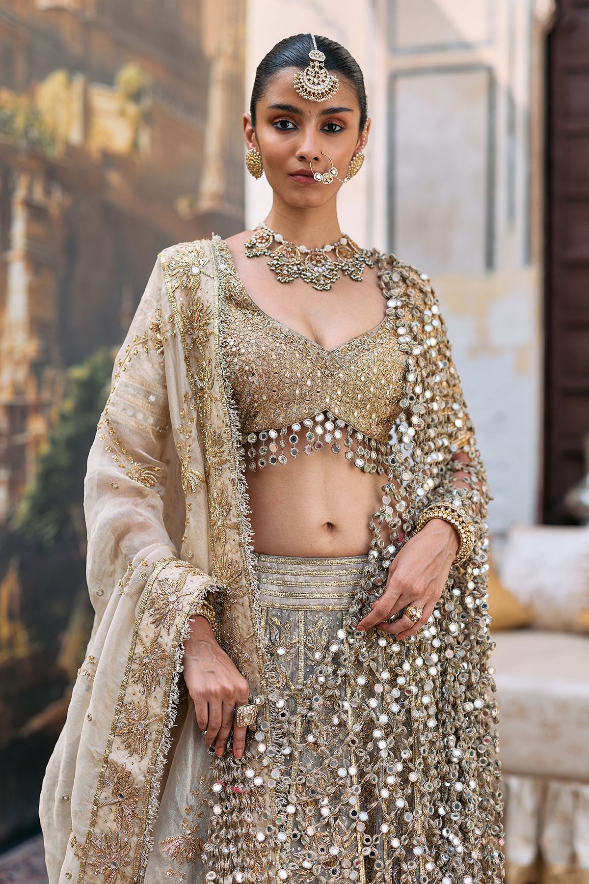 Mangalmurti Lehenga Set Without Veil