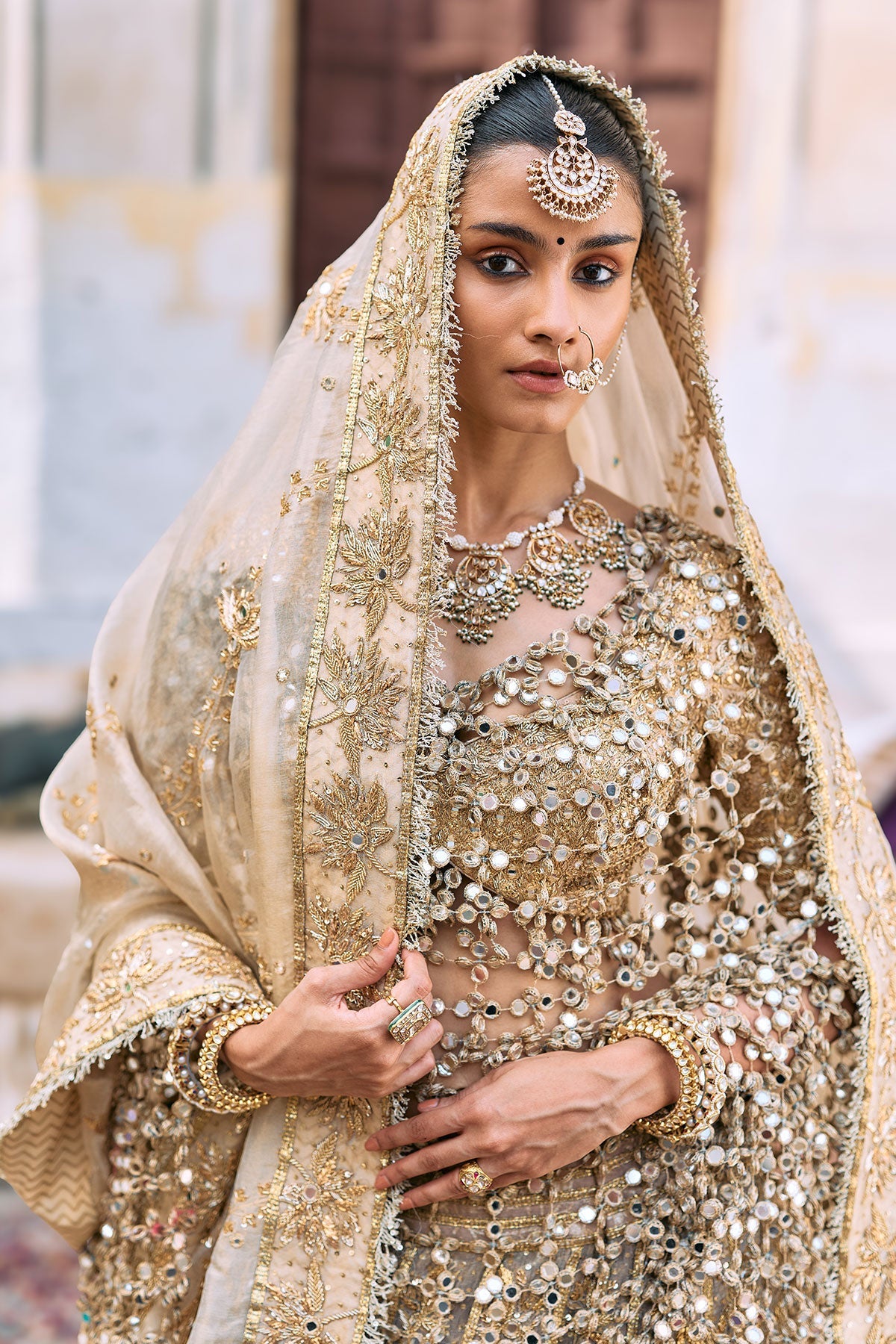 Mangalmurti Lehenga Set Without Veil