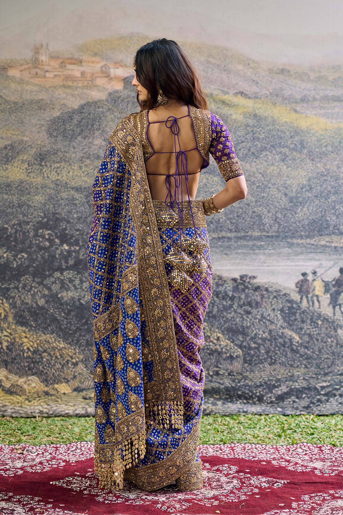 Advay Ombré Saree Set
