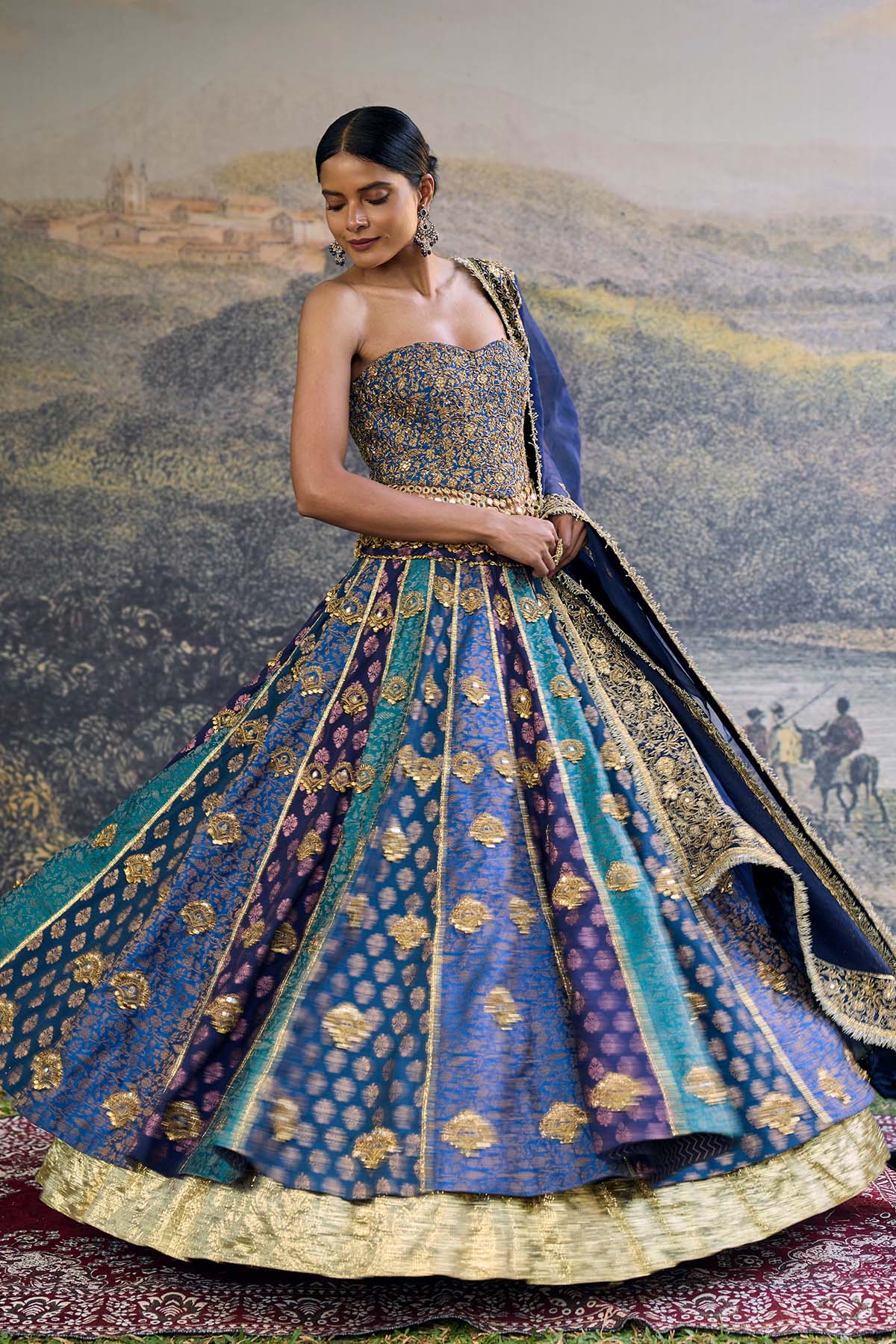 Neelratna Brocade Lehenga Set