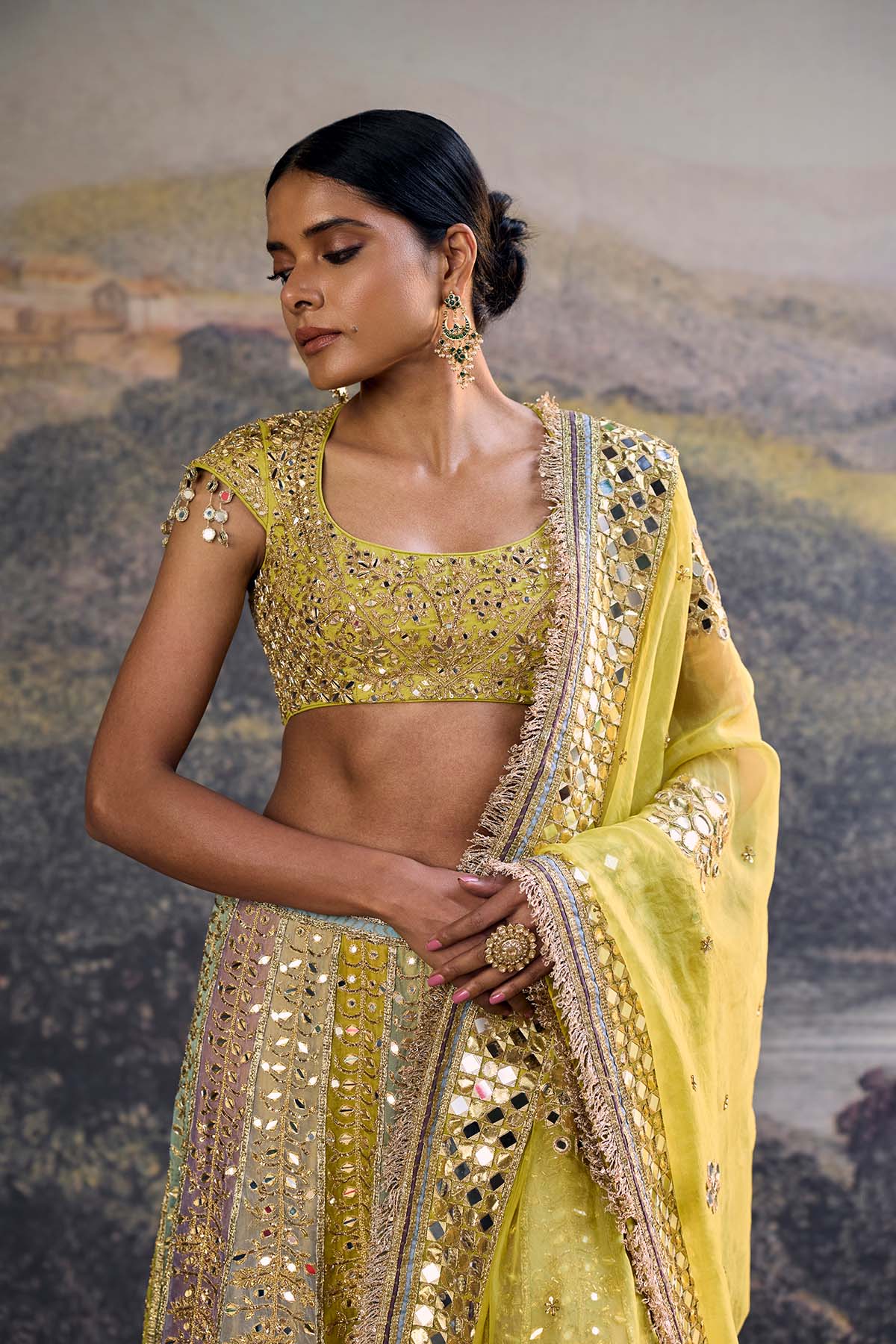 Rang Mahal Mirror Lehenga Set