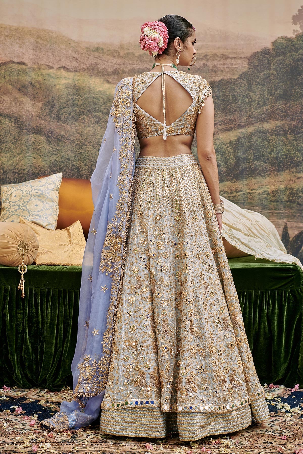 Khwab Sitara Lehenga with Single Dupatta