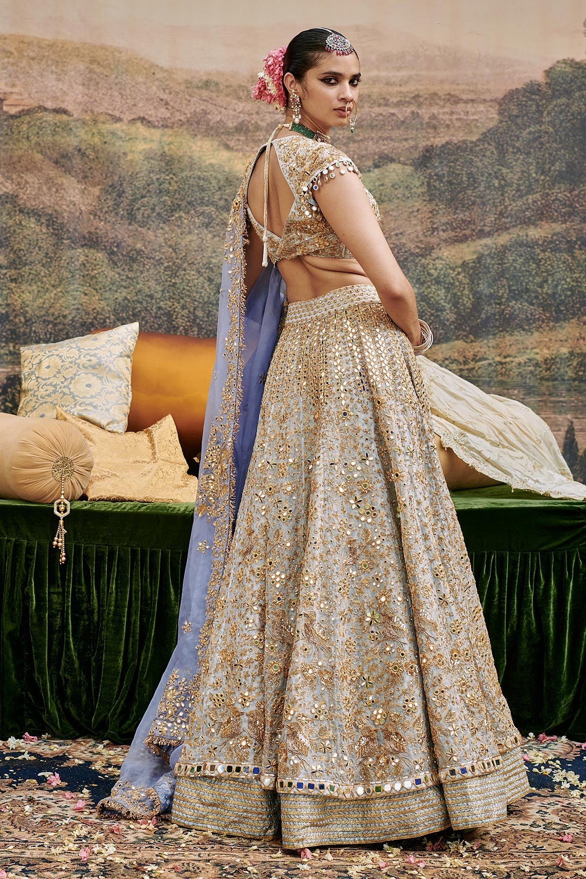 Khwab Sitara Lehenga with Single Dupatta