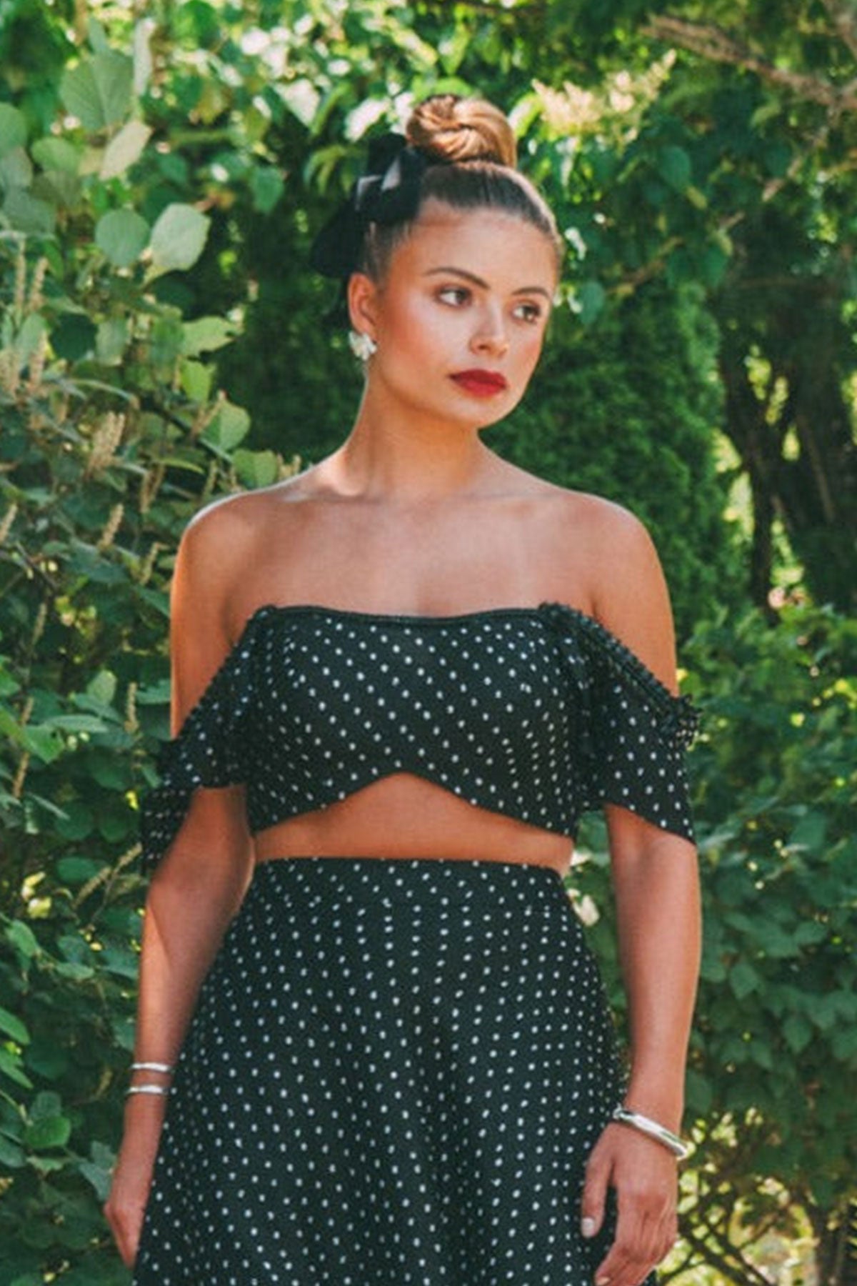 Ivory Pebble Butterfly Top