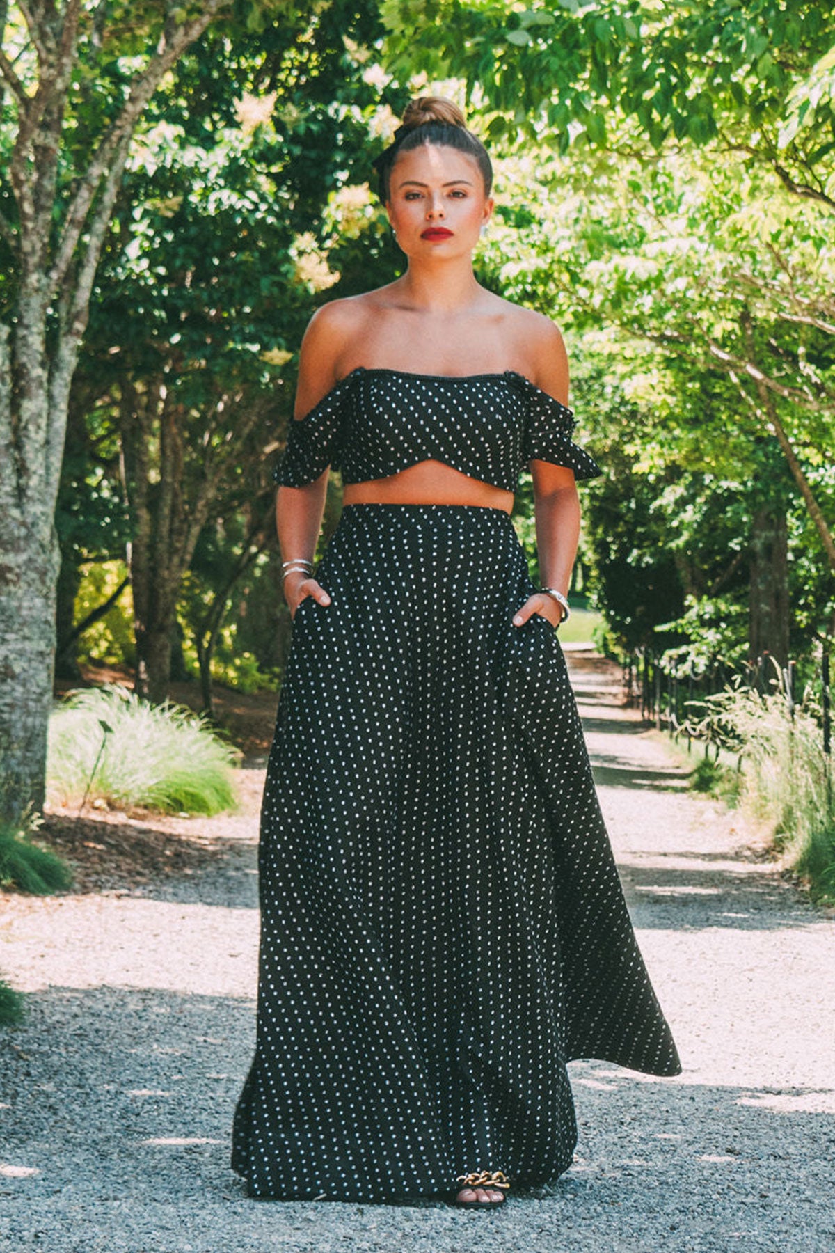 Ivory Pebble Butterfly Top