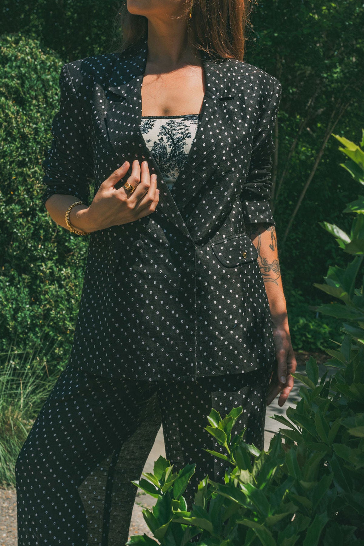 Ivory Pebble Trousers