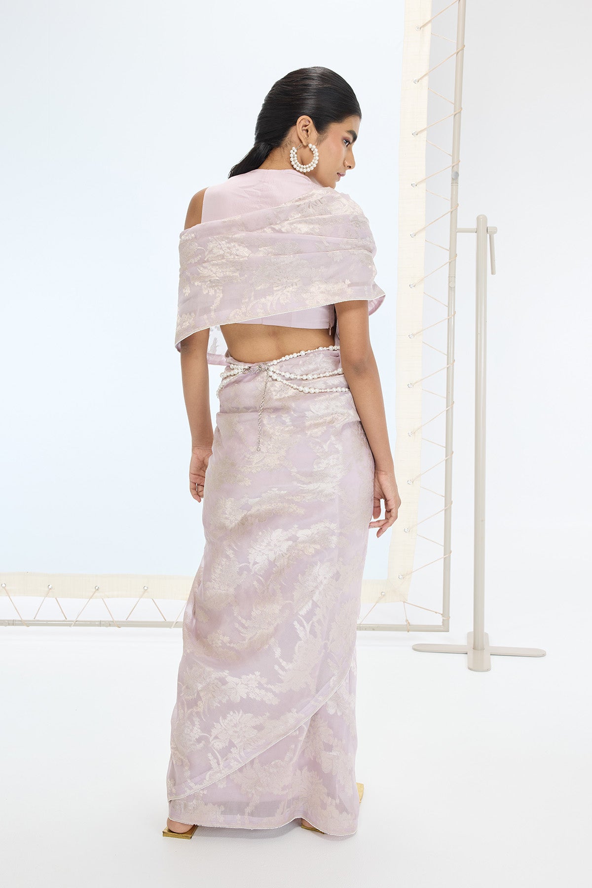 The Diana Saree in Mauve