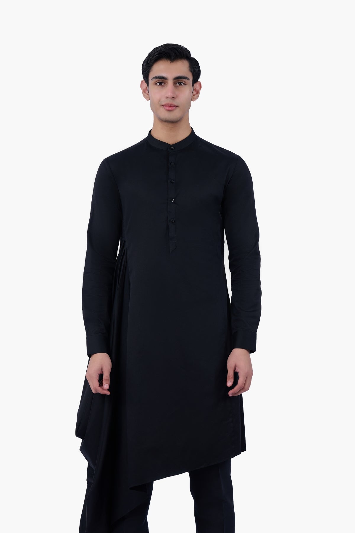 Black Axis Kurta Set