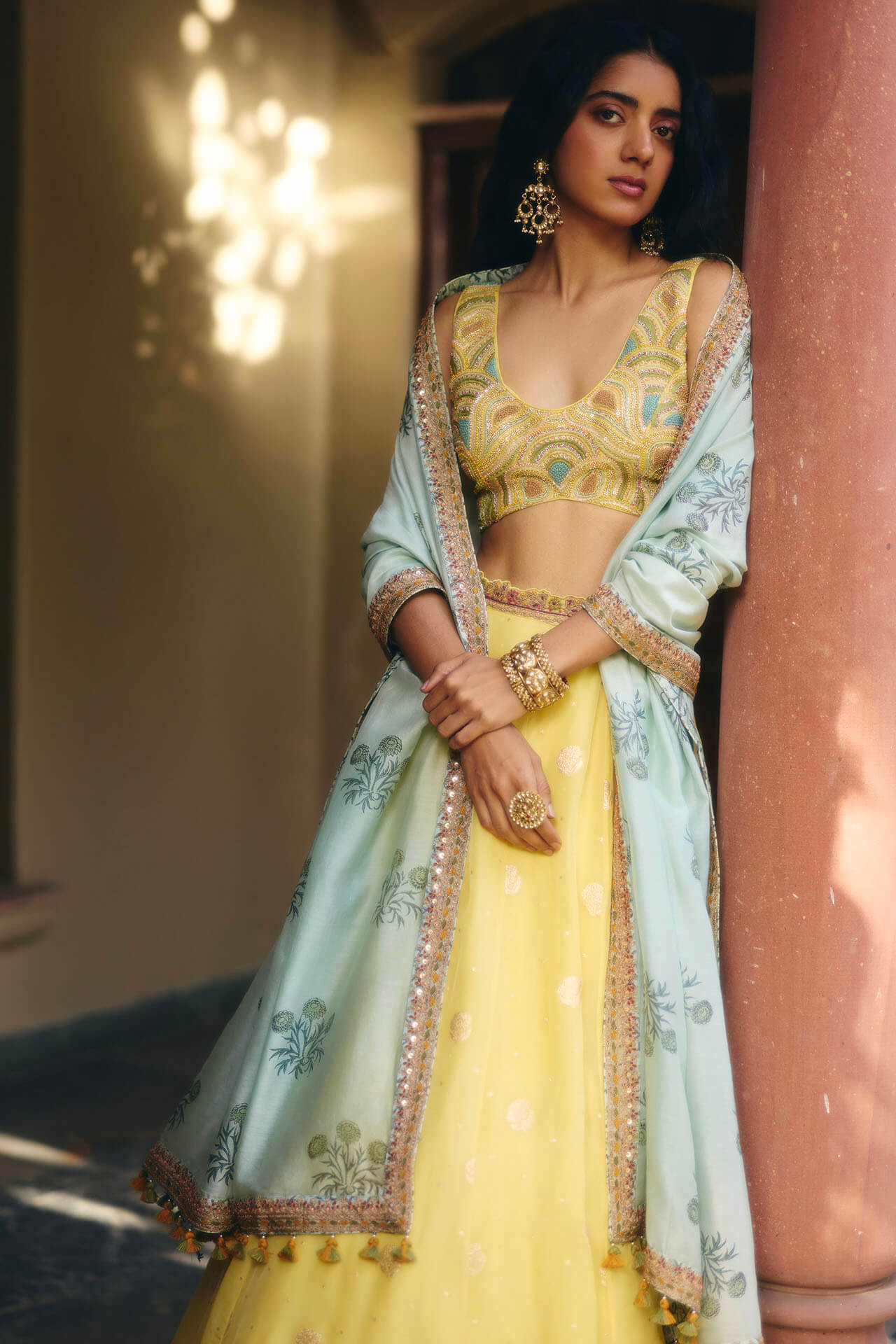 Love Is A Garden Lehenga