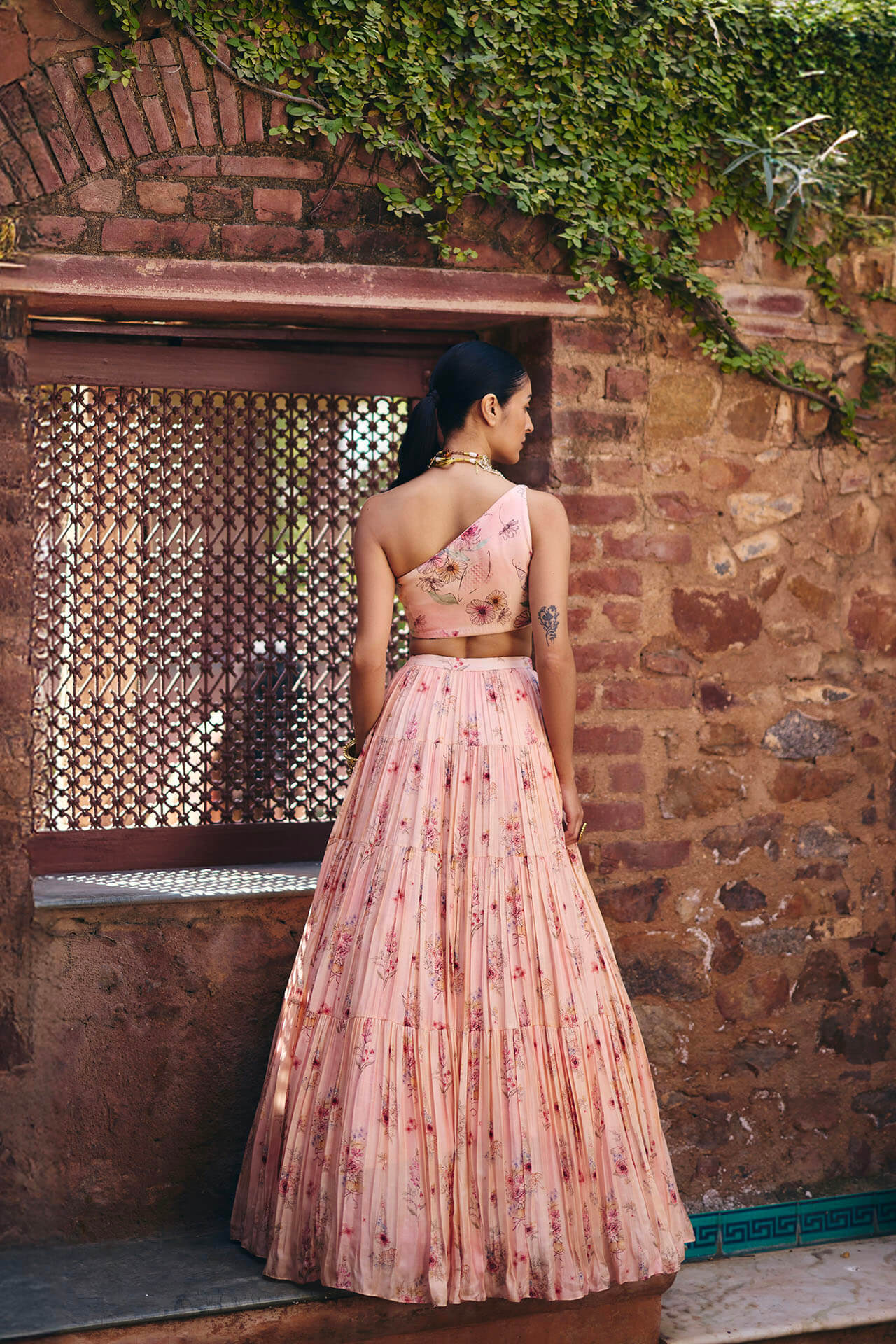 Pink Rose Lehenga