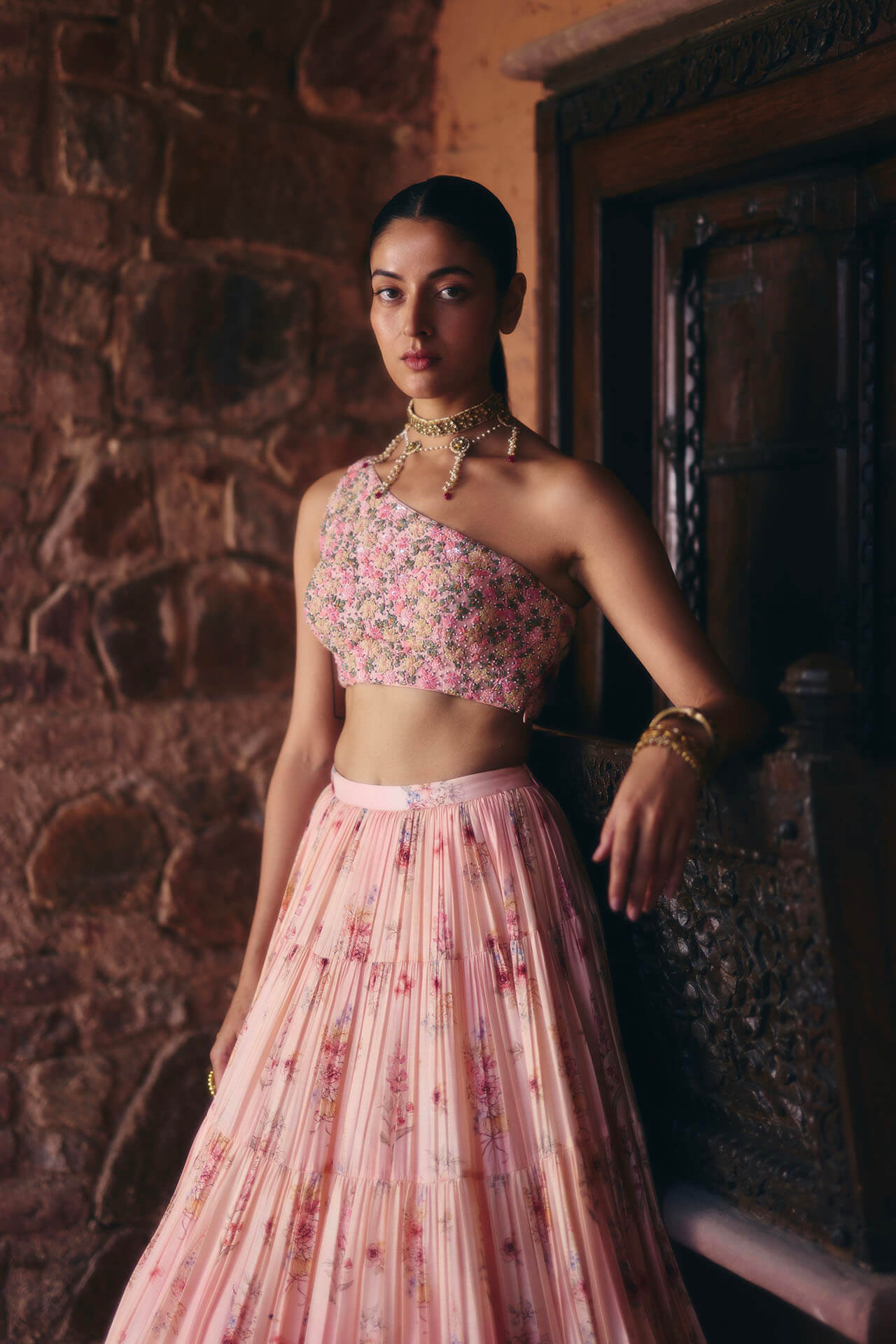 Pink Rose Lehenga