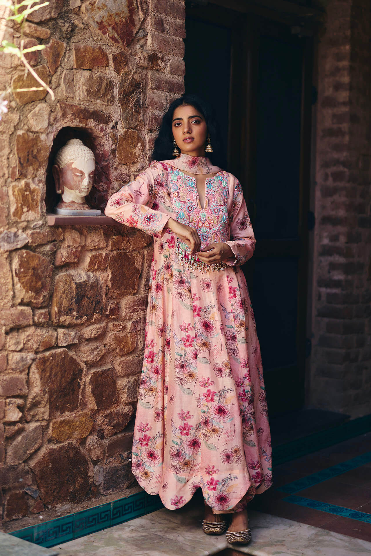 Pink Rose Kurta