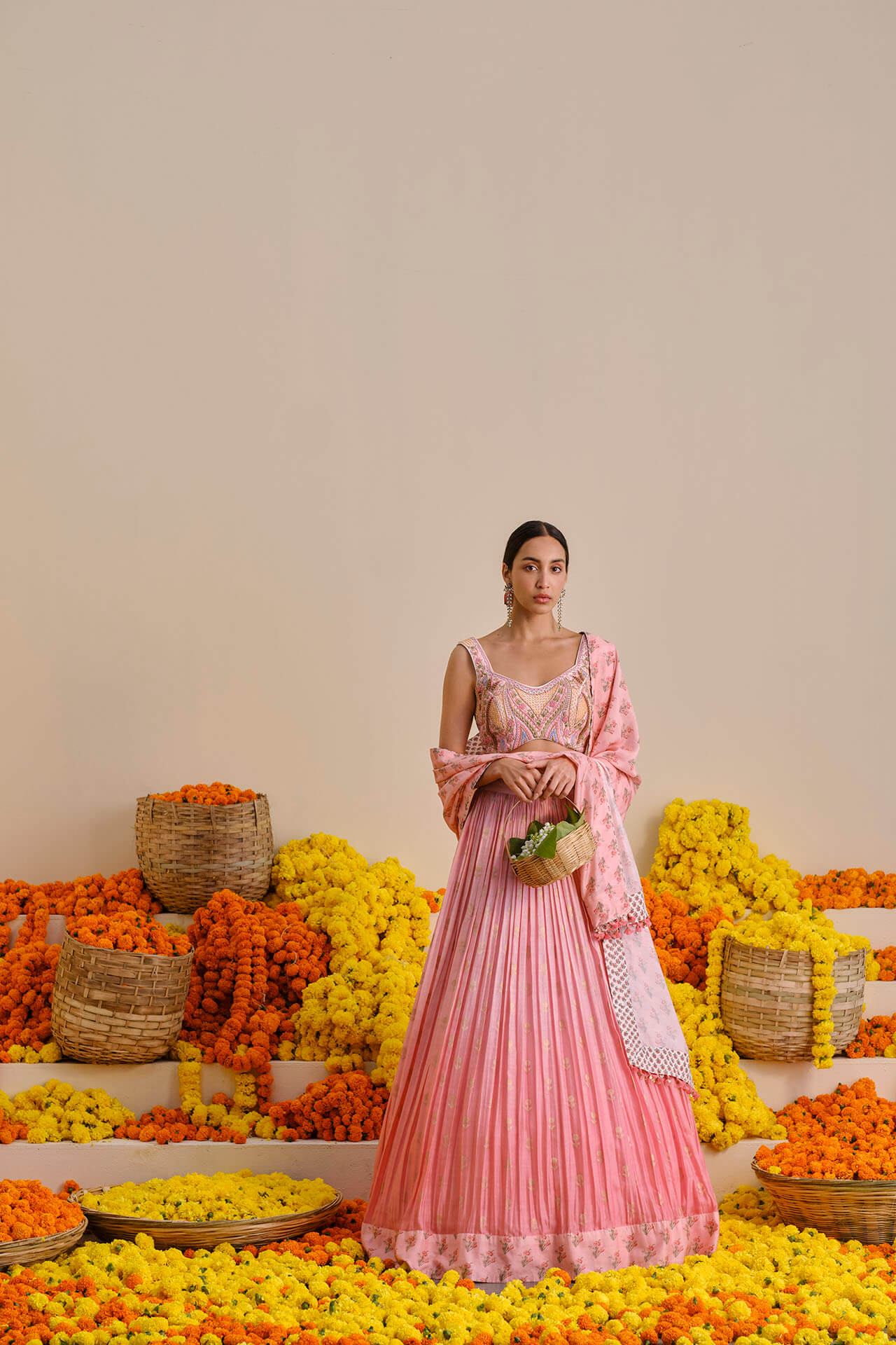 Rose Pink Lehenga Set