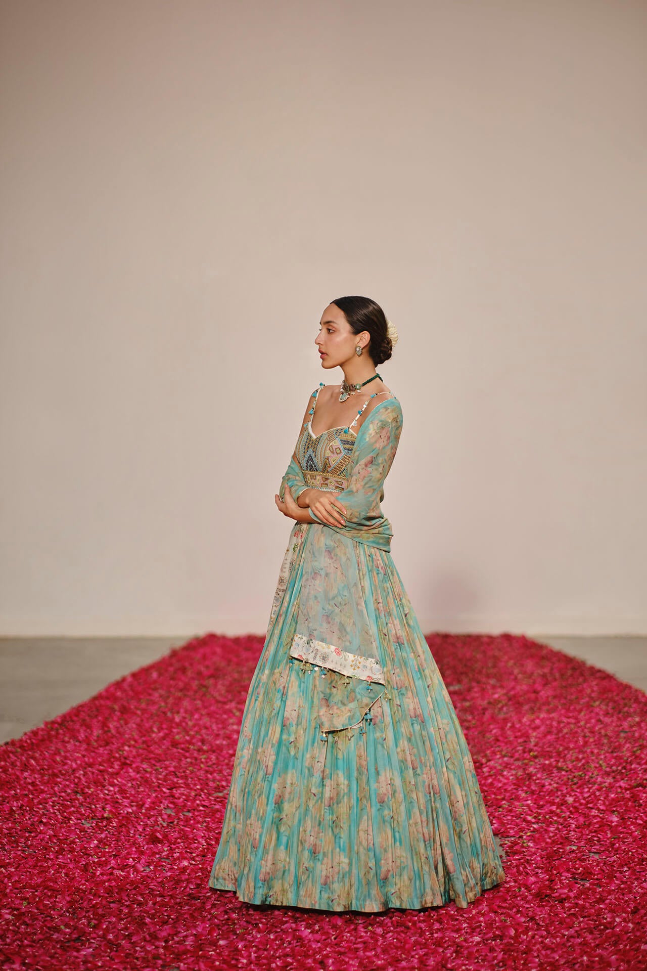 Blue Shore Lehenga