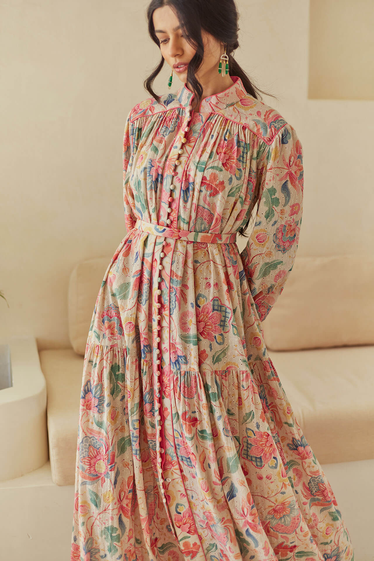 Lily Waterbrush Maxi Dress