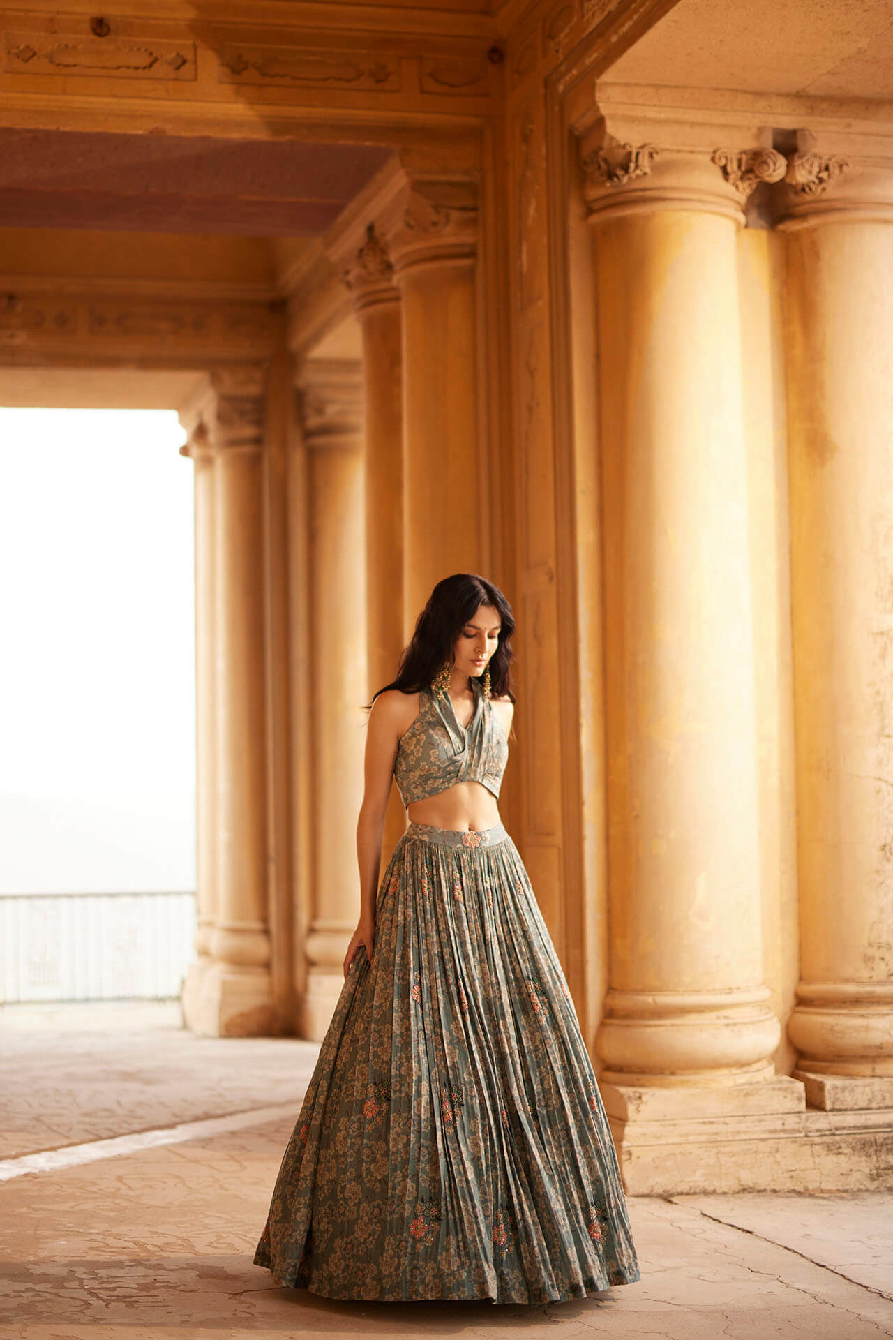 Asmaan Halter Lehenga - Ready To Ship