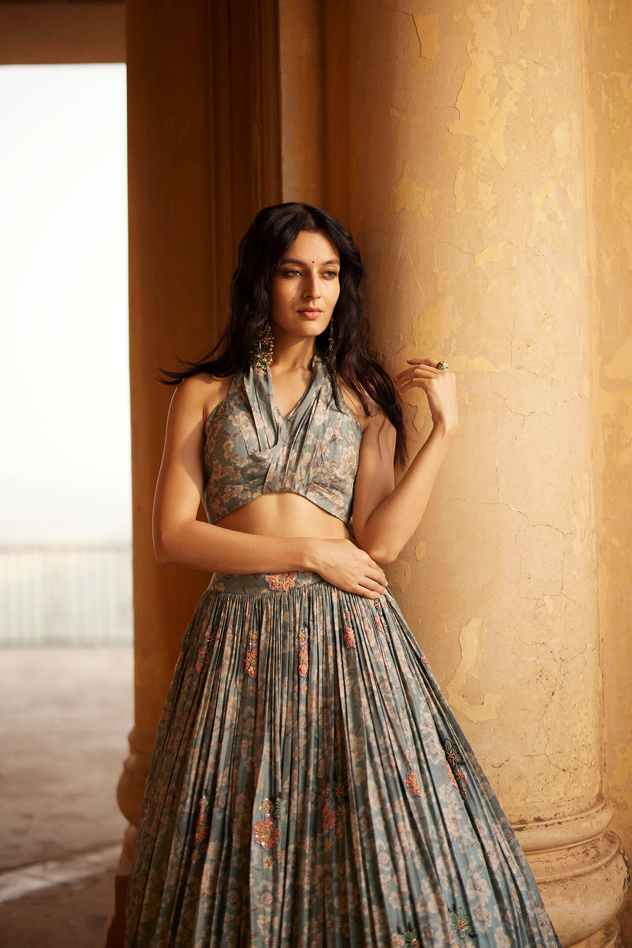 Asmaan Halter Lehenga - Ready To Ship