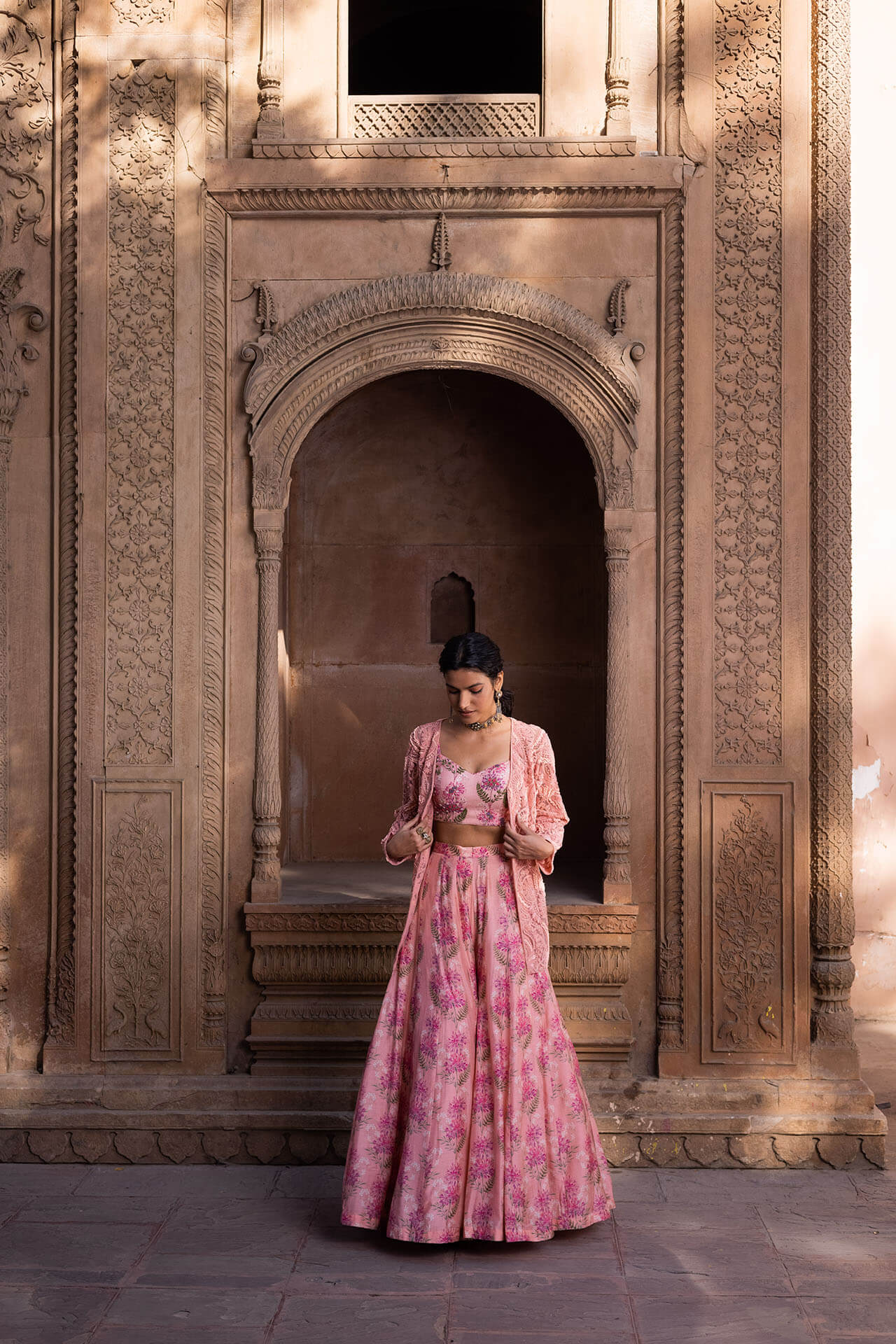 Mystic Pink Jacket Coord Set