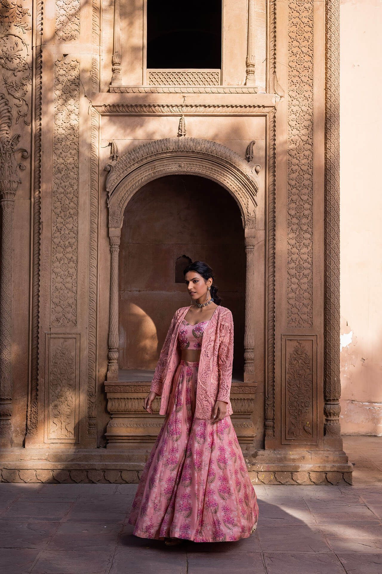 Mystic Pink Jacket Coord Set