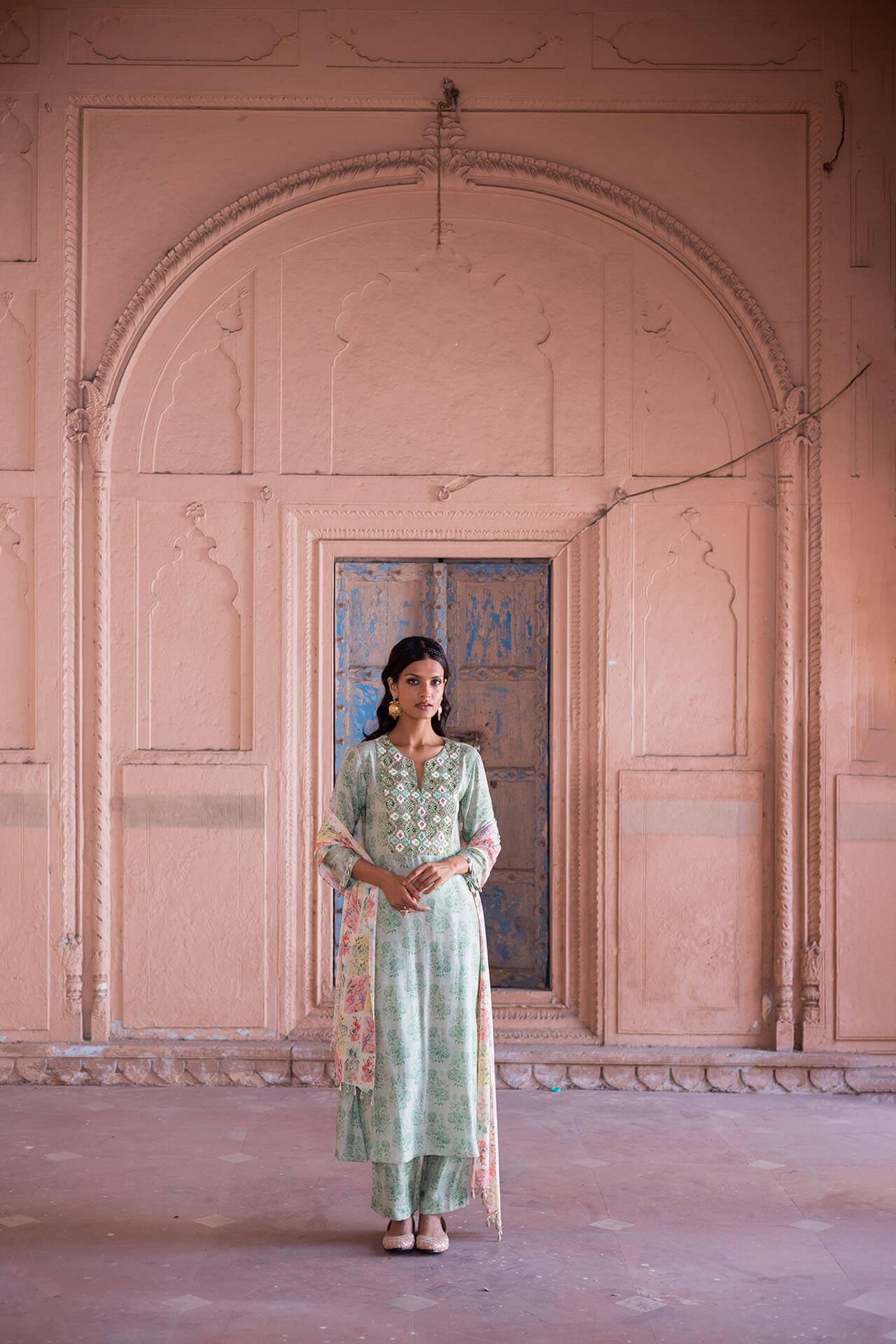 Pastel Green Kurta Set