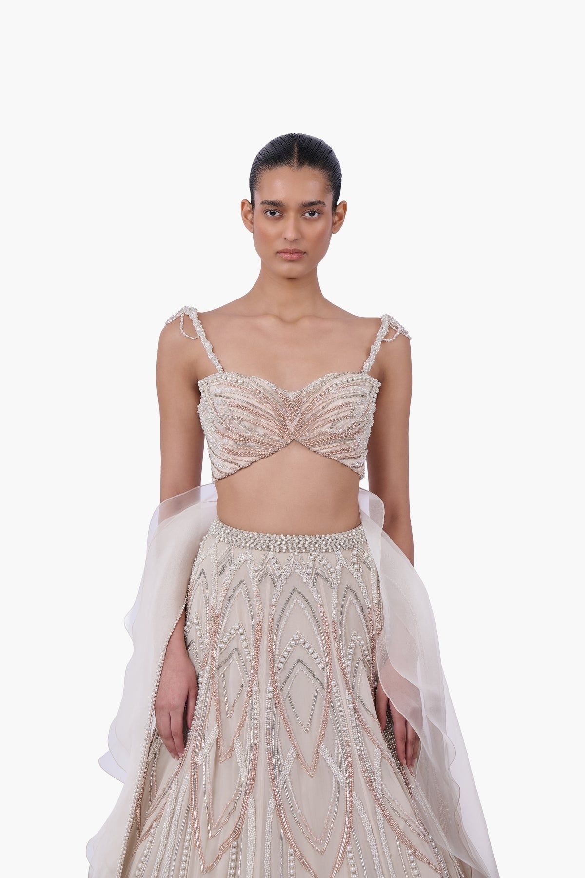 The Aureate Bloom Lehenga