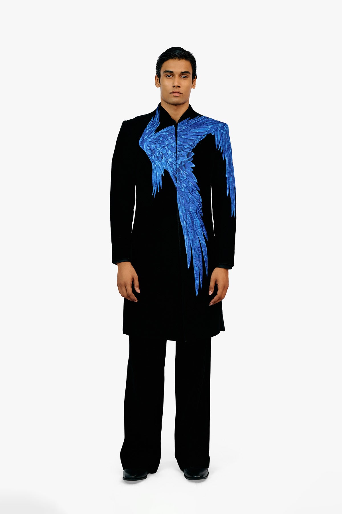 Galactic Blue Long Jacket