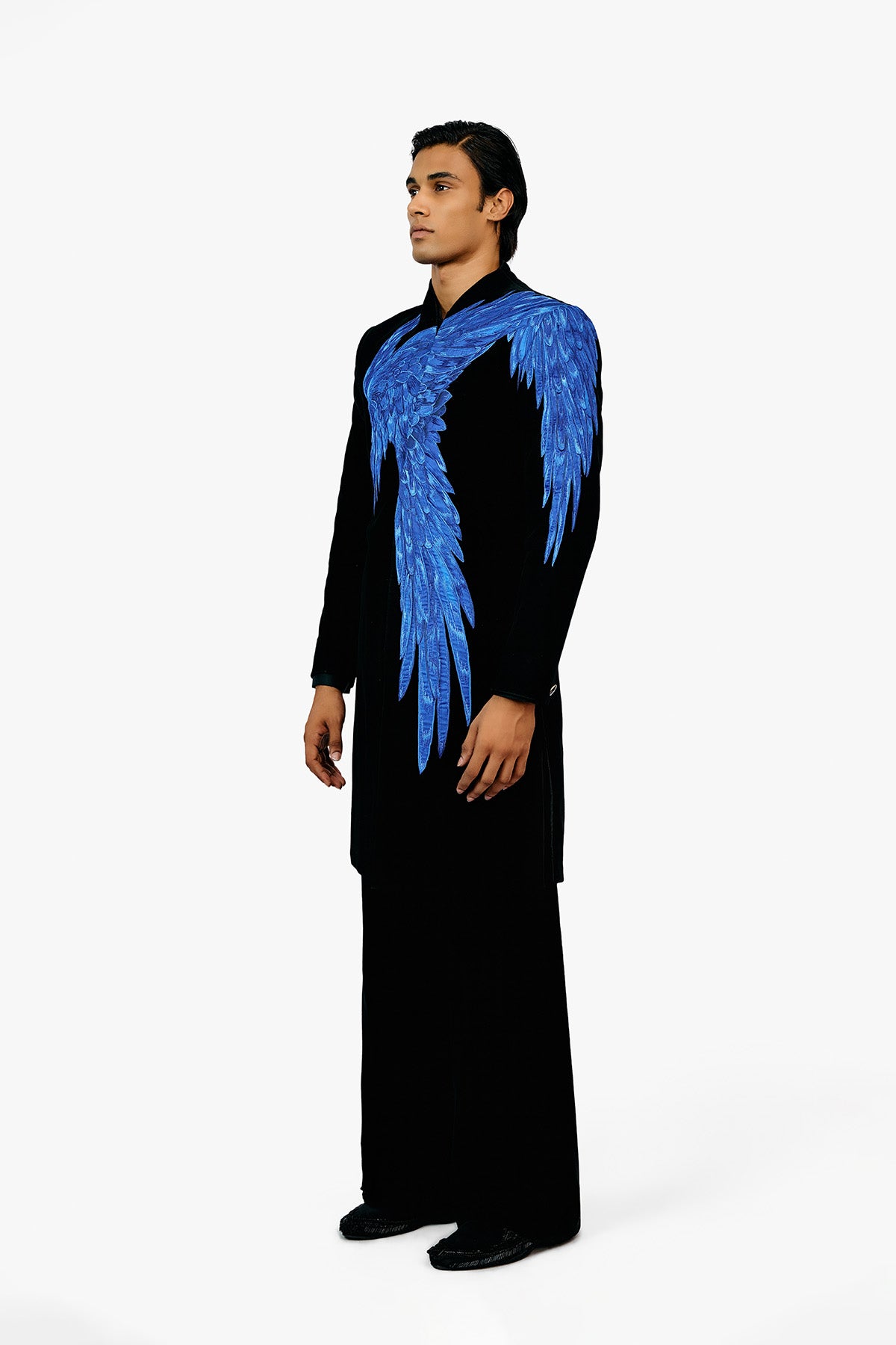 Galactic Blue Long Jacket