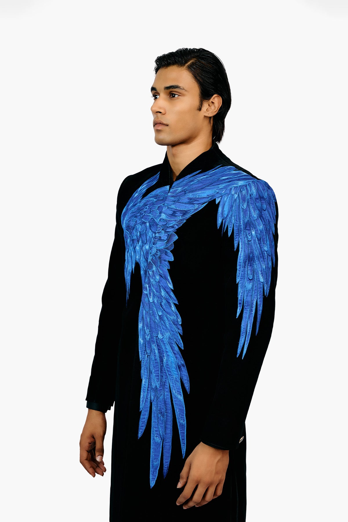 Galactic Blue Long Jacket