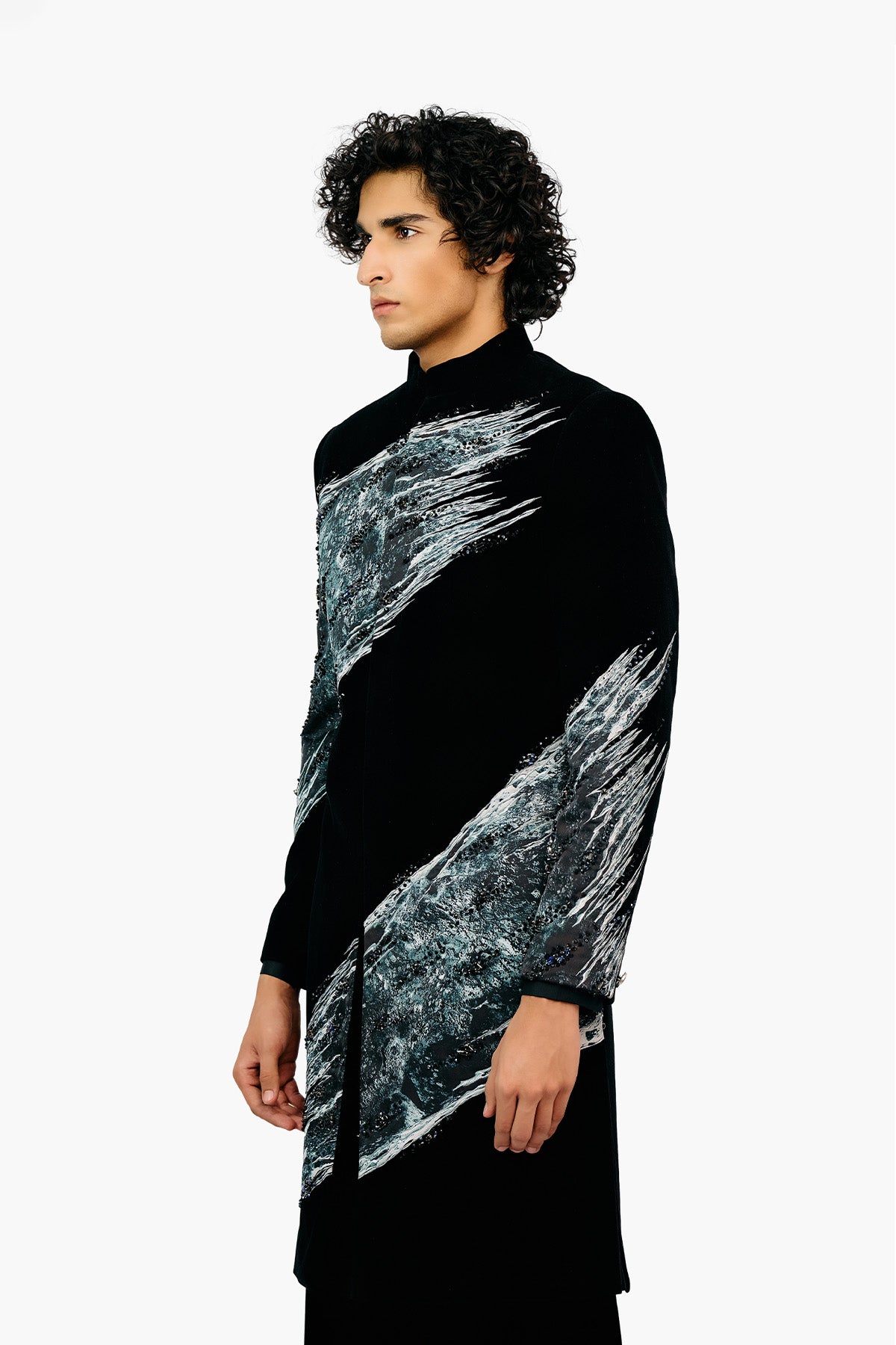 Appliqué Meteor Long Jacket