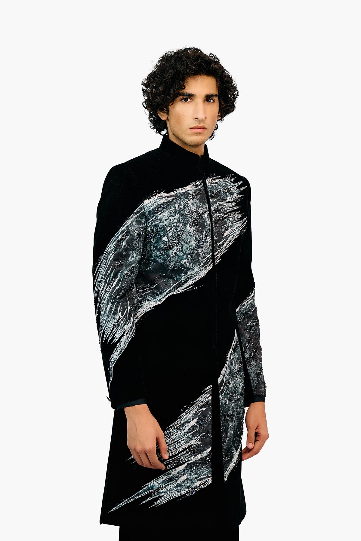Appliqué Meteor Long Jacket