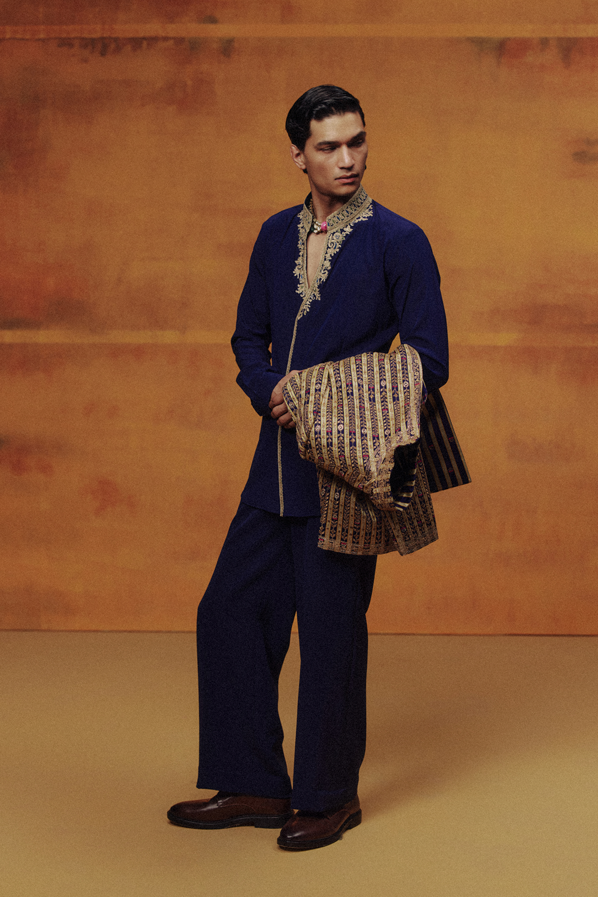 The Lunar Blue Open Jacket Set