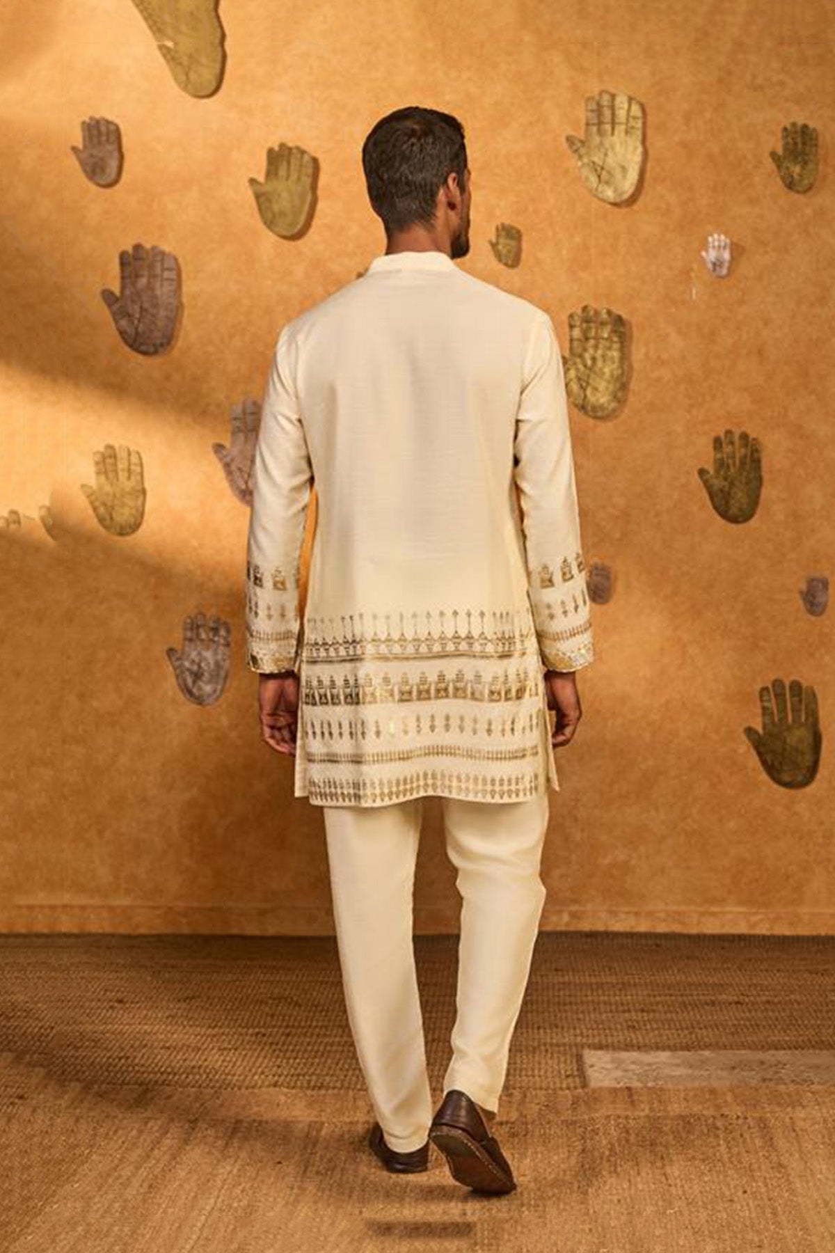 IVORY MIDAS TOUCH KURTA SET