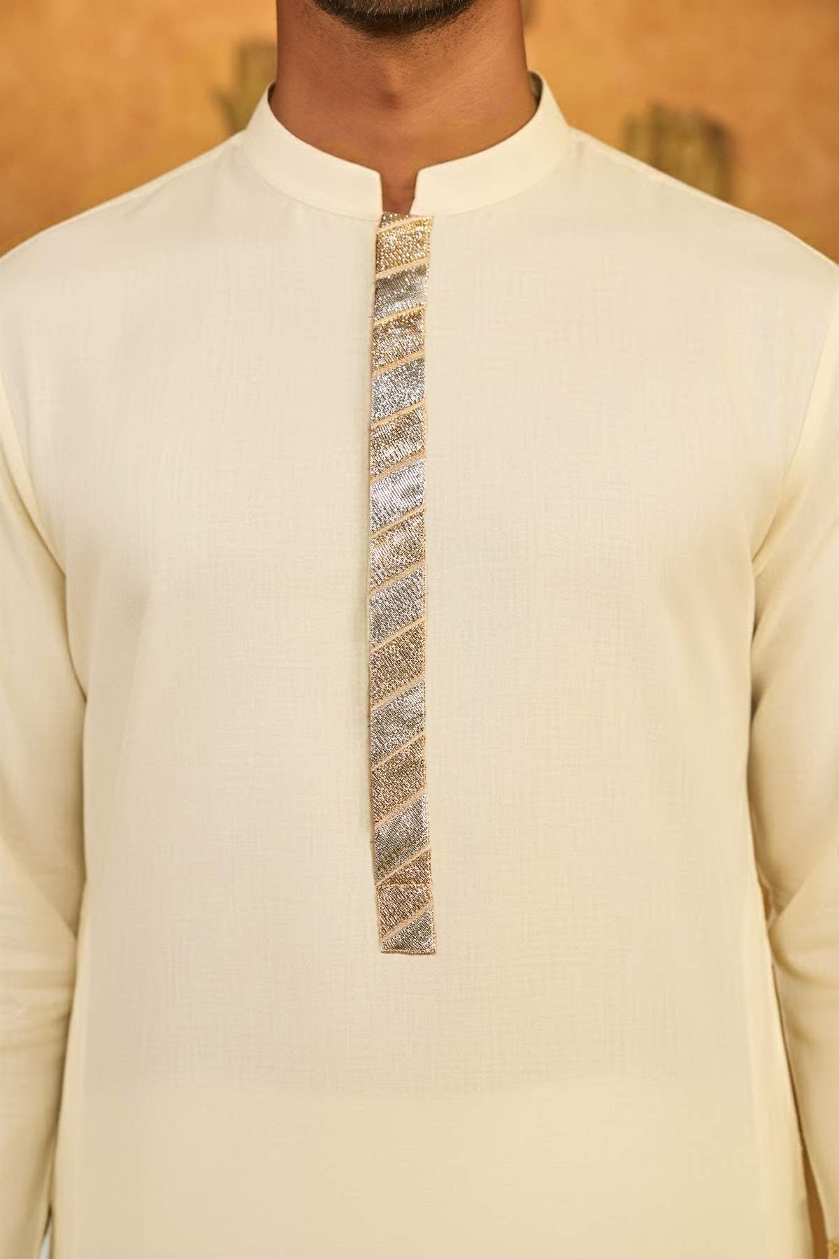 IVORY MIDAS TOUCH KURTA SET