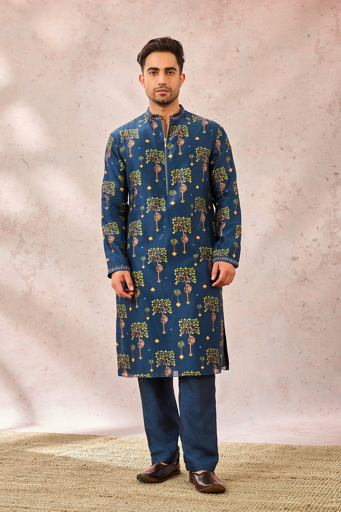 INDIGO WILDSCAPE MENSWEAR KURTA