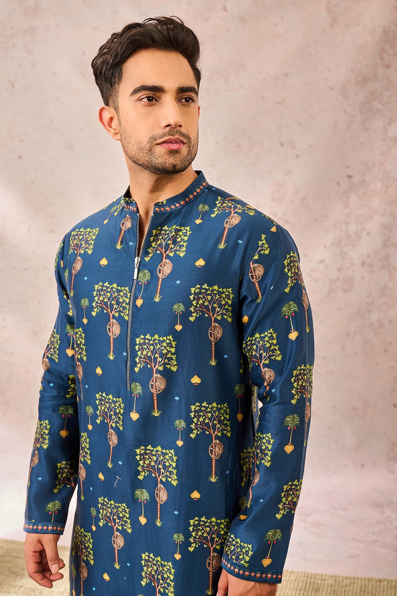 INDIGO WILDSCAPE MENSWEAR KURTA