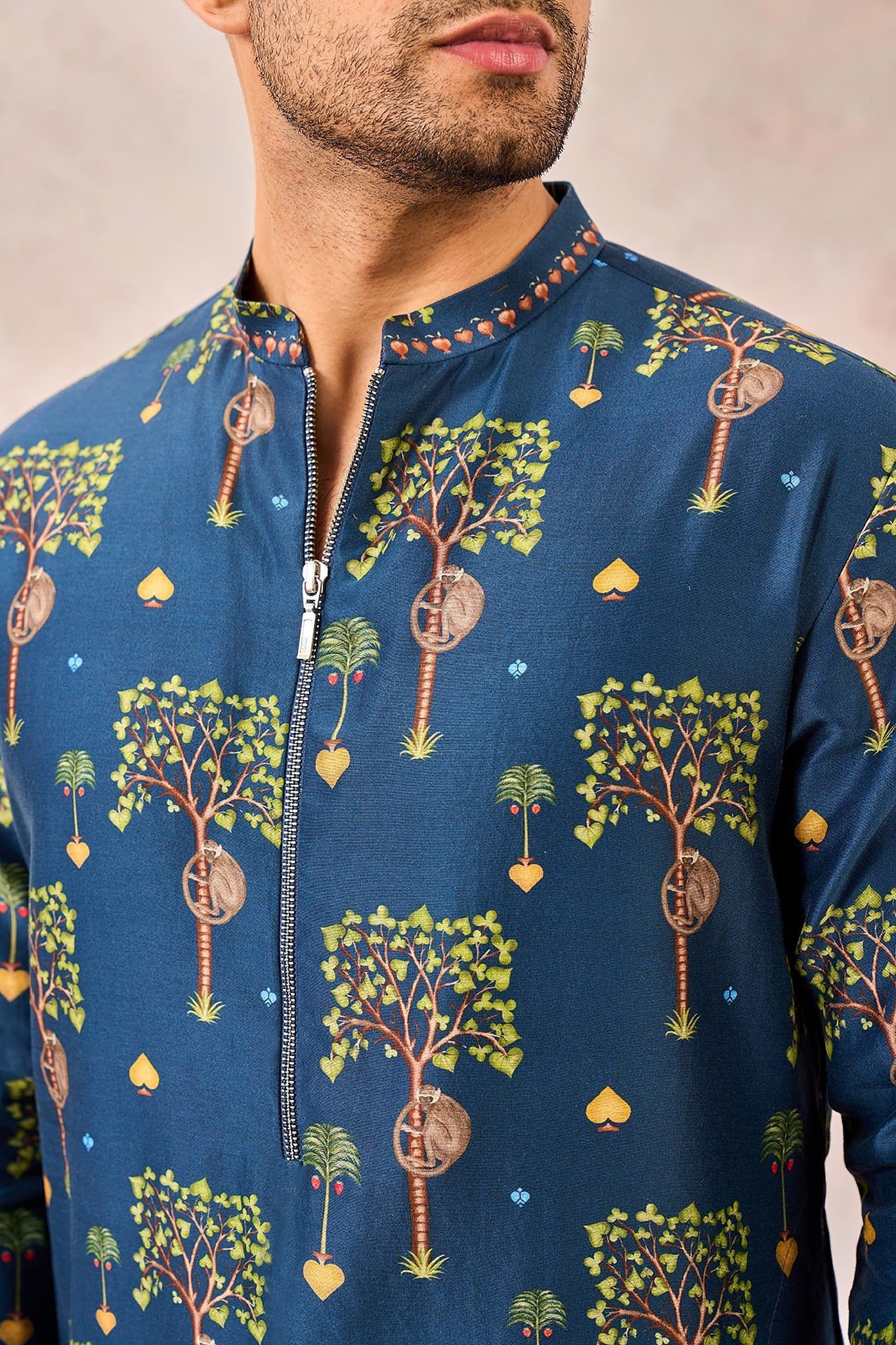 INDIGO WILDSCAPE MENSWEAR KURTA