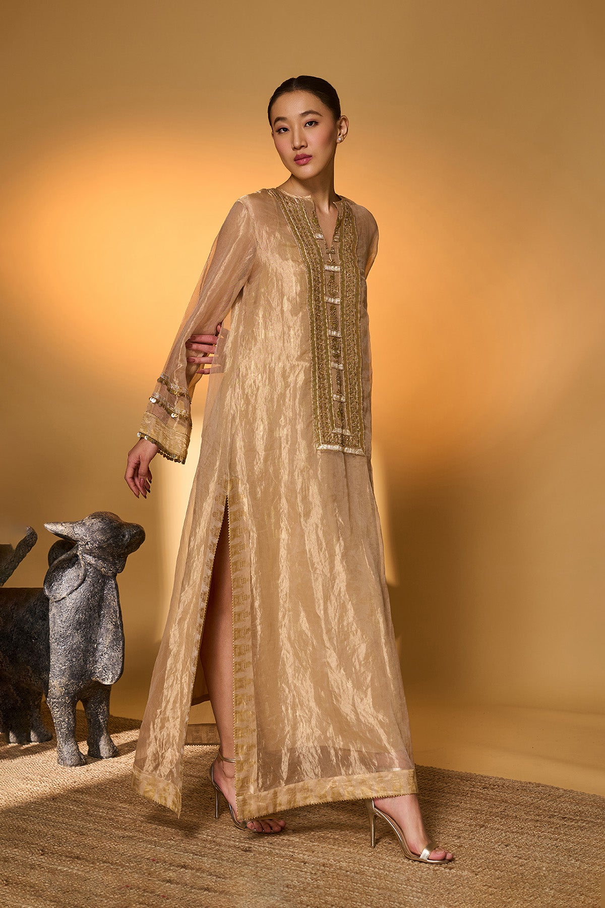 Gold Moonfield Tales Kaftan