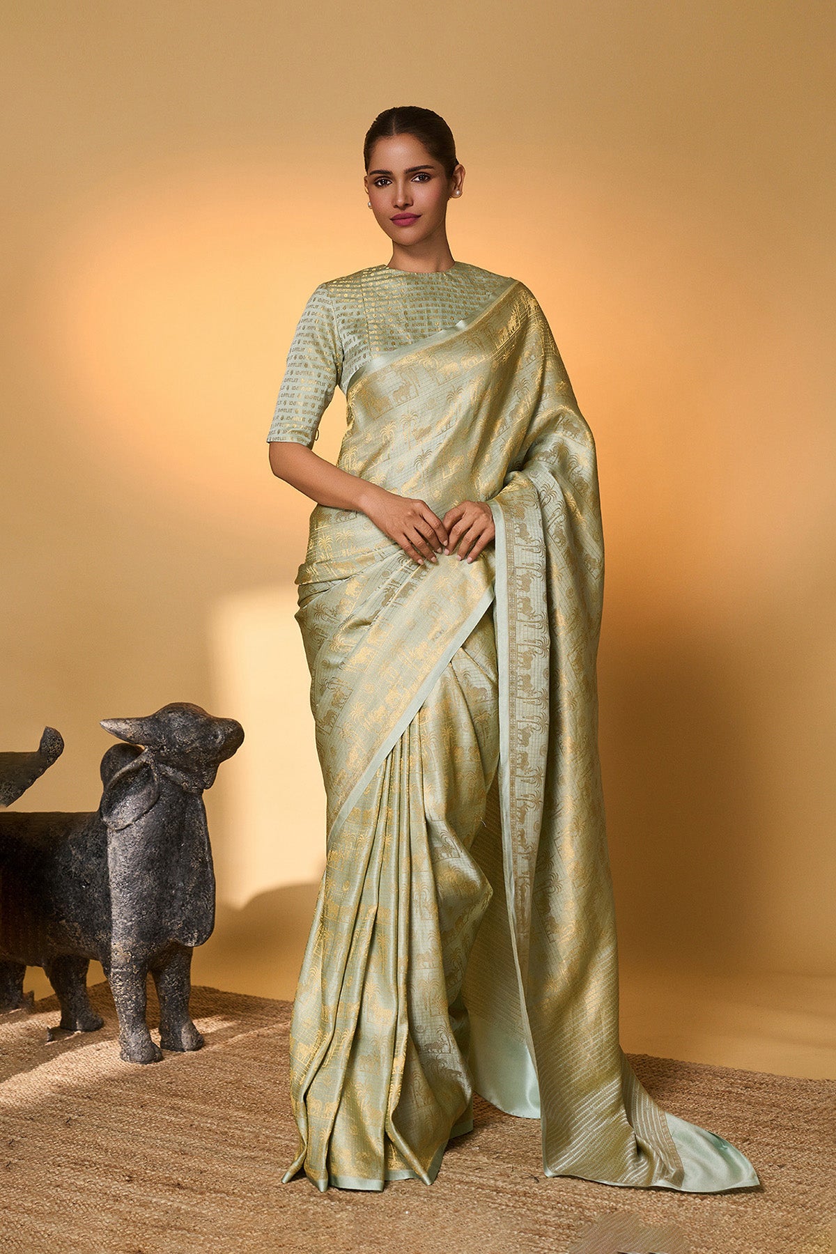 Kashni Chaand Chaukor Saree