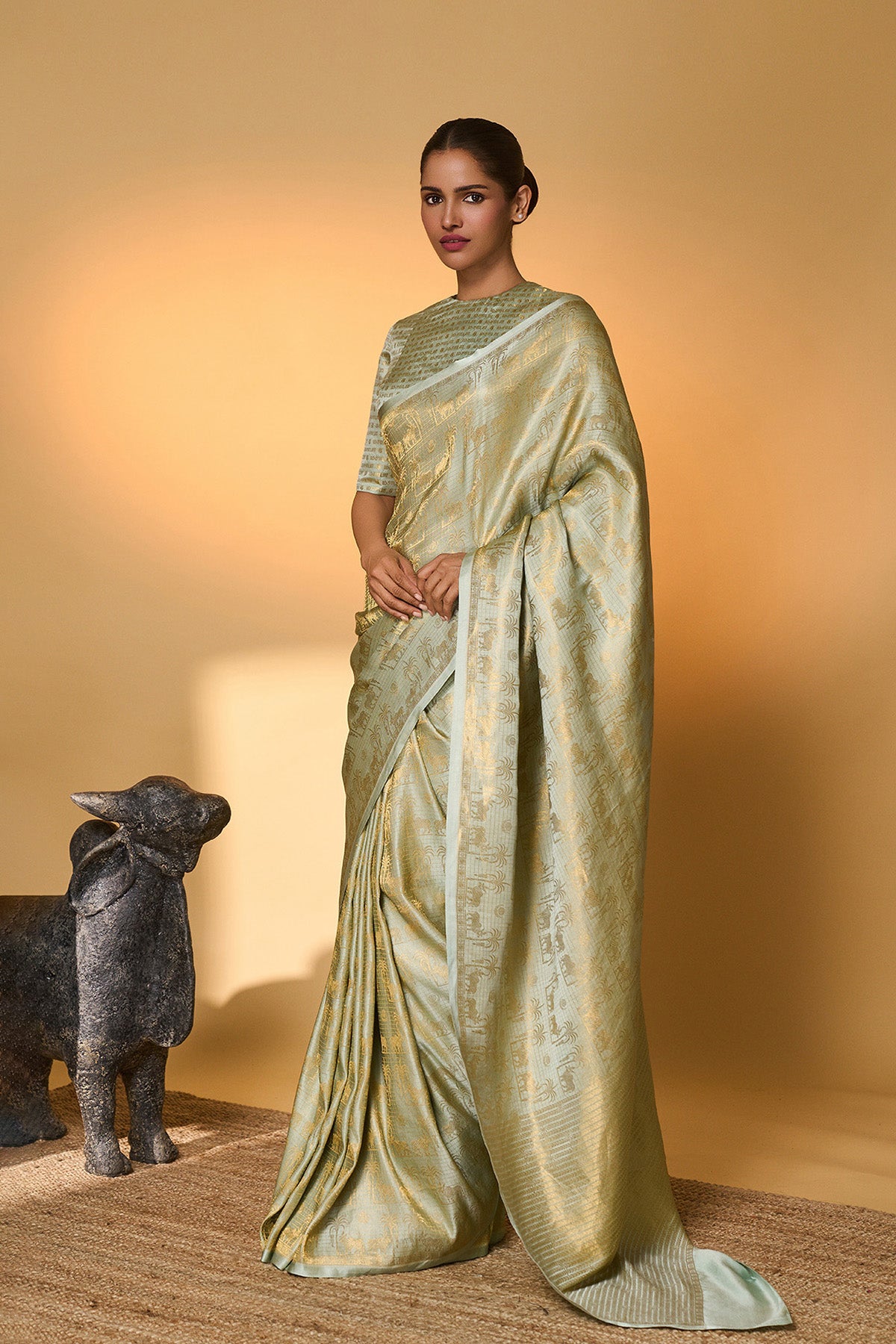 Kashni Chaand Chaukor Saree